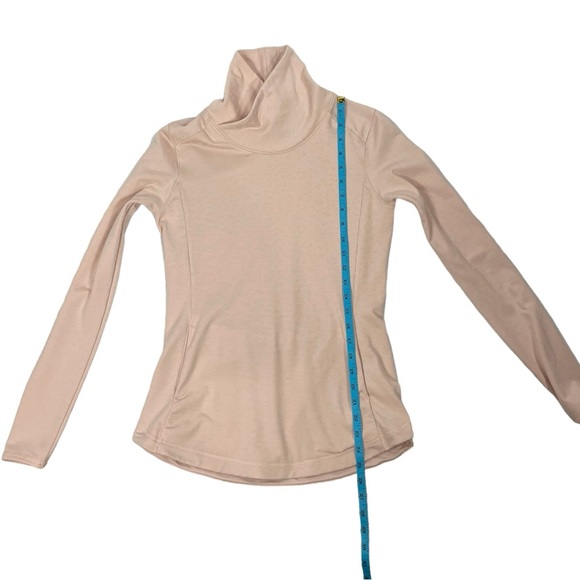 CALIA Womens Long Sleeve Athletic Running Shirt Animal Print Pale Pink - Picture 7 of 13